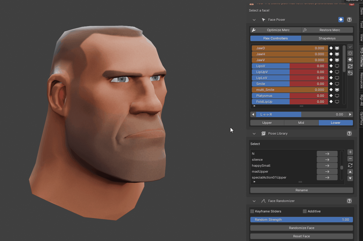 Face Poser Showcase